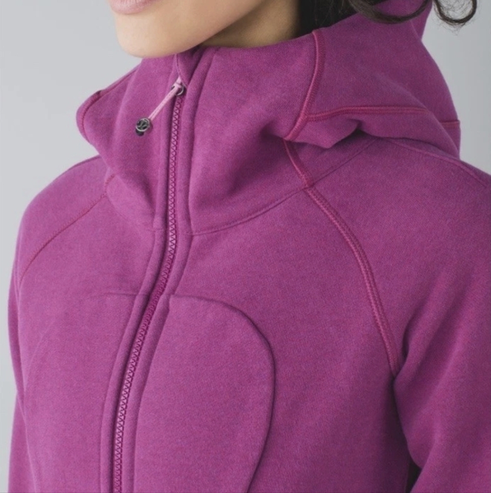 Lululemon Athletica Regal Plum Scuba Hoodie Sz 4 - Picture 2 of 8